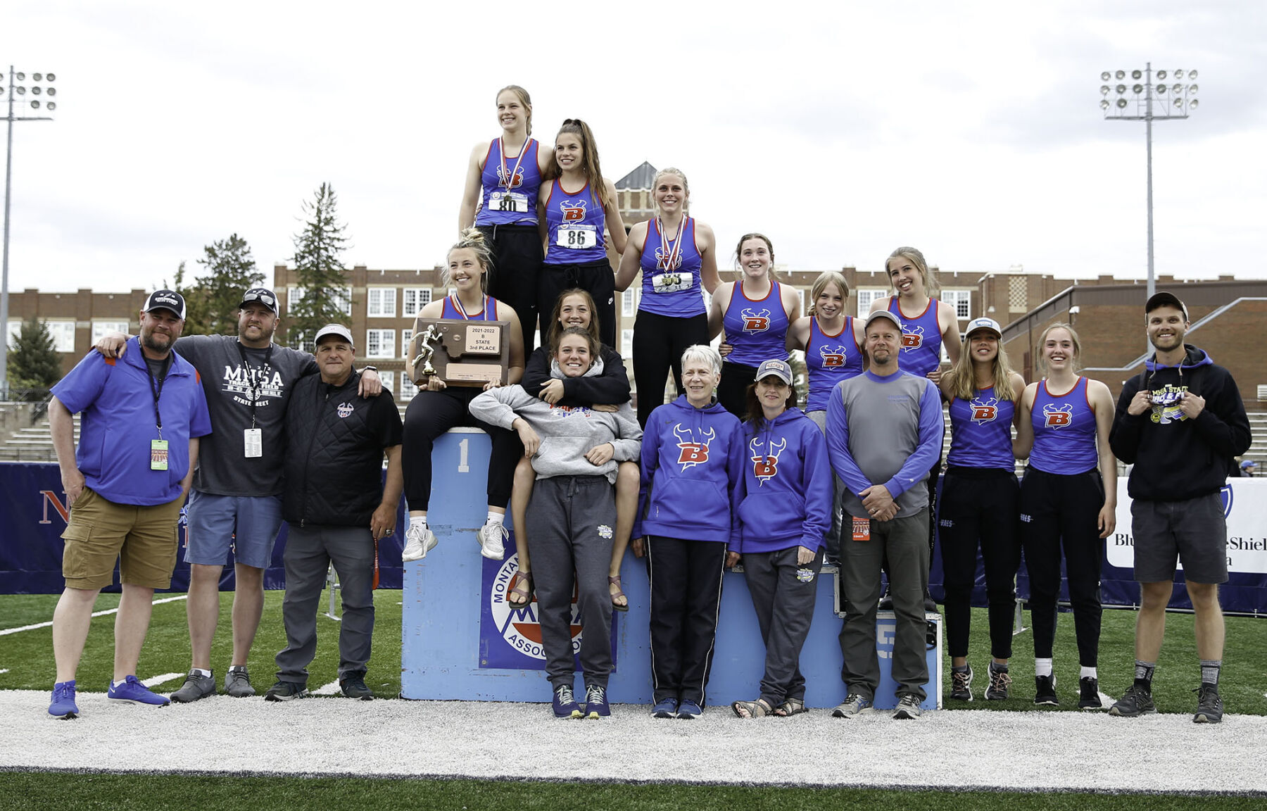 Class B girls third place